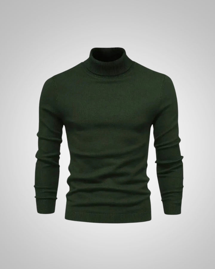 Ueli | Caldo pullover da uomo a collo alto dalla vestibilità slim