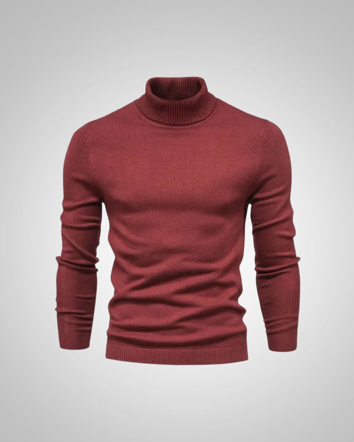 Ueli | Caldo pullover da uomo a collo alto dalla vestibilità slim