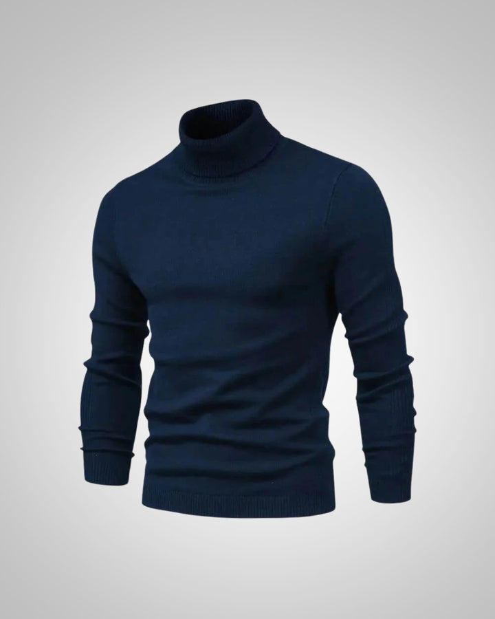 Ueli | Caldo pullover da uomo a collo alto dalla vestibilità slim
