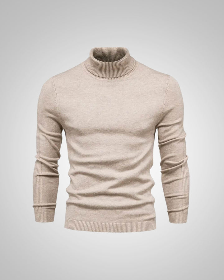 Ueli | Caldo pullover da uomo a collo alto dalla vestibilità slim