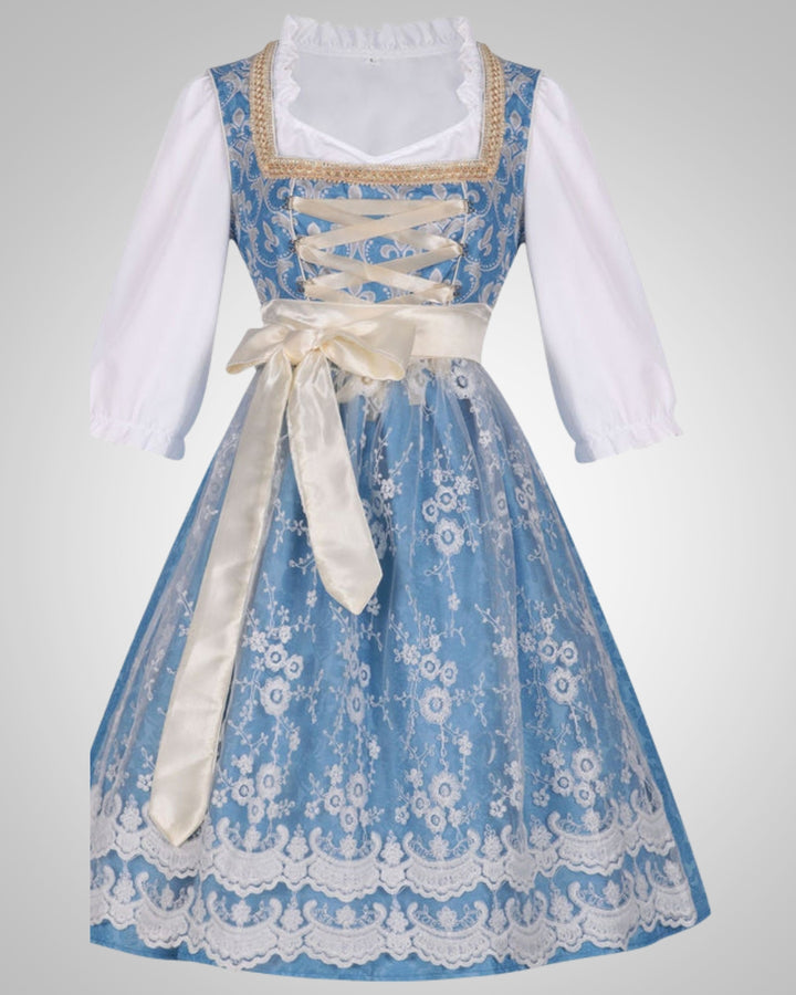Larissa | Damen Traditionelles Tailliertes Dirndlkleid