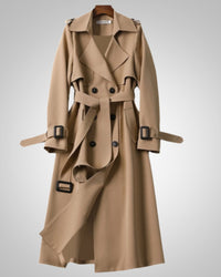 Sandra | Trench-coat classique avec ceinture nouée pour femmes