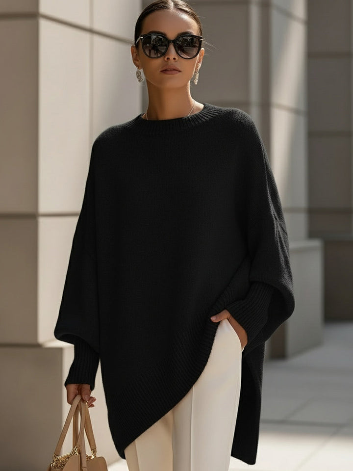 Samantha | Maglione oversize da donna con maniche a pipistrello