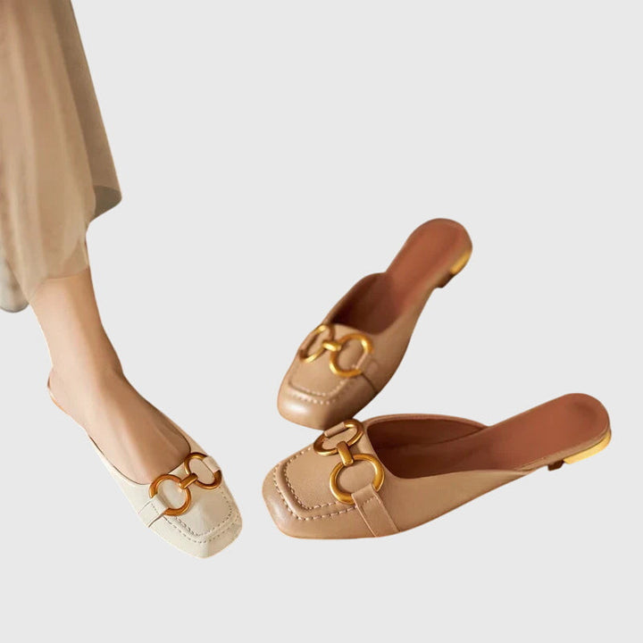 Kim | Mules fermées slip-on d&