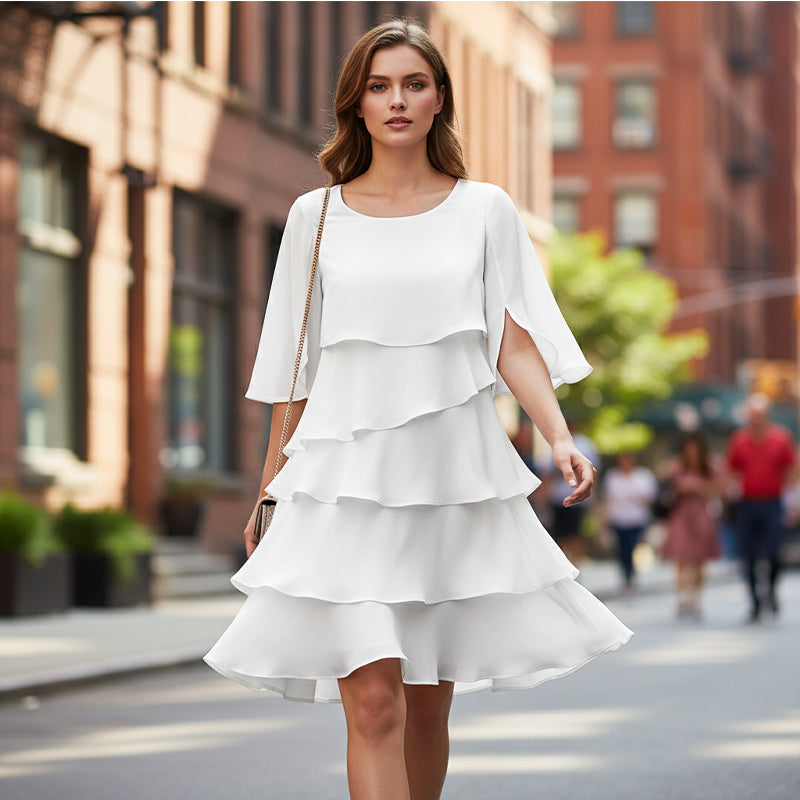 Lea | Abito estivo casual da donna con volant
