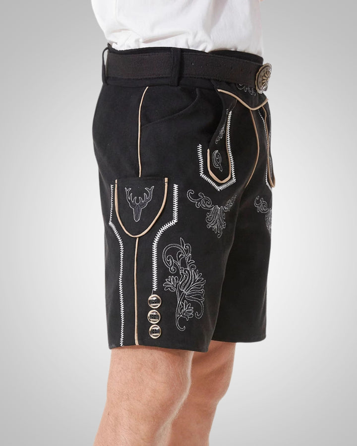 Niklaus | Herren Trachten Stickerei Shorts