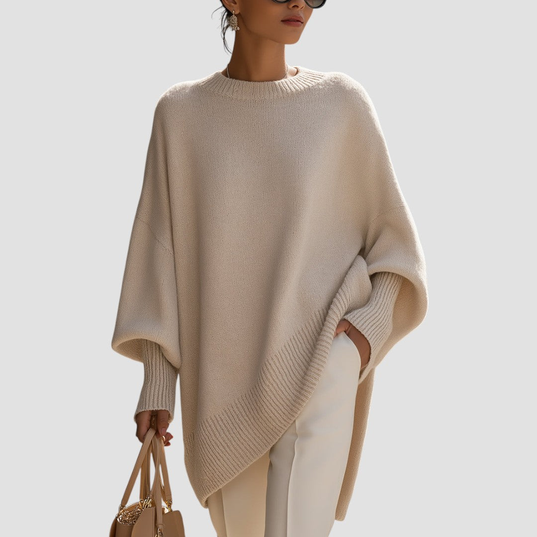 Samantha | Maglione oversize da donna con maniche a pipistrello