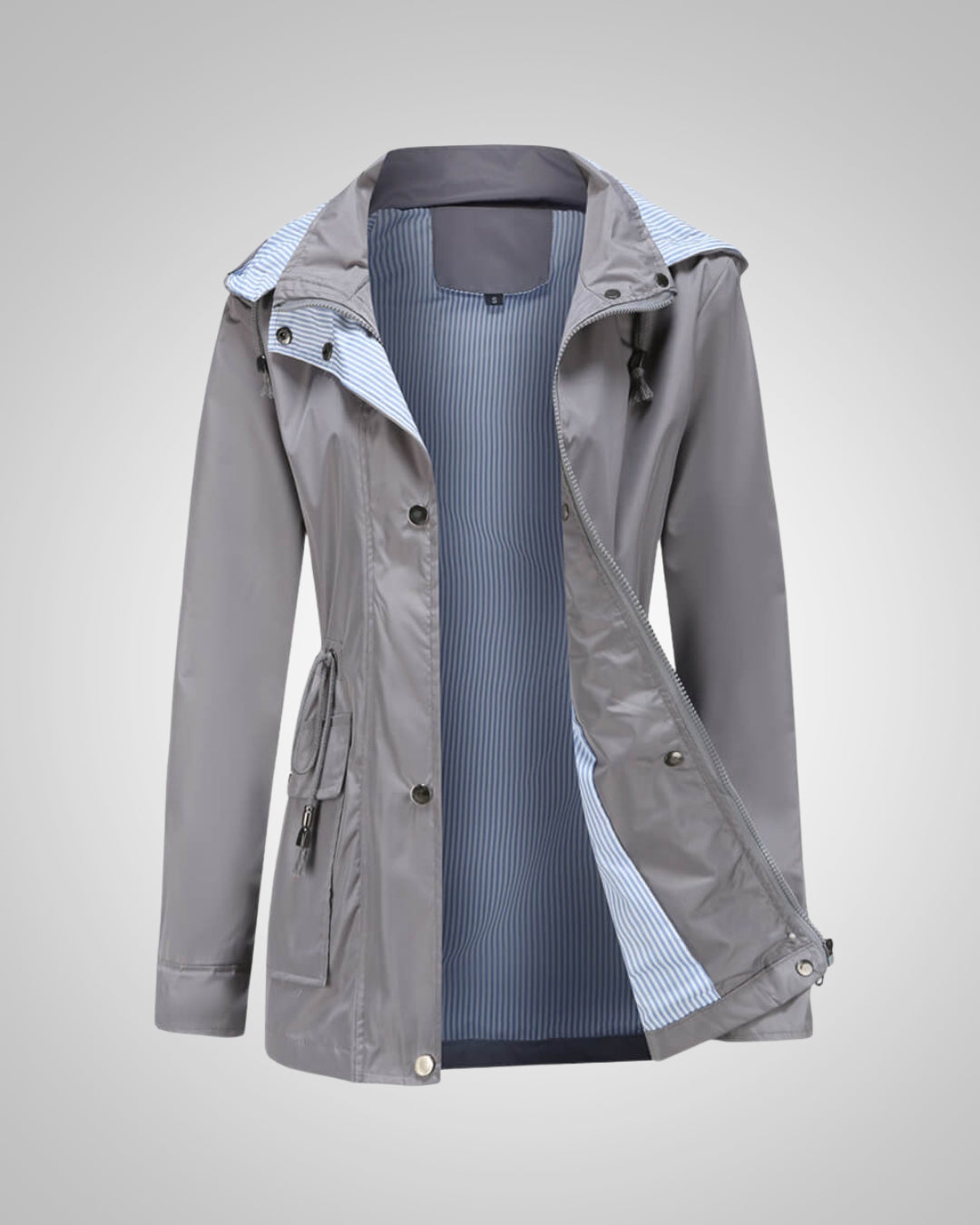 Anneliese | Veste de pluie à capuche avec cordon de serrage pour femmes