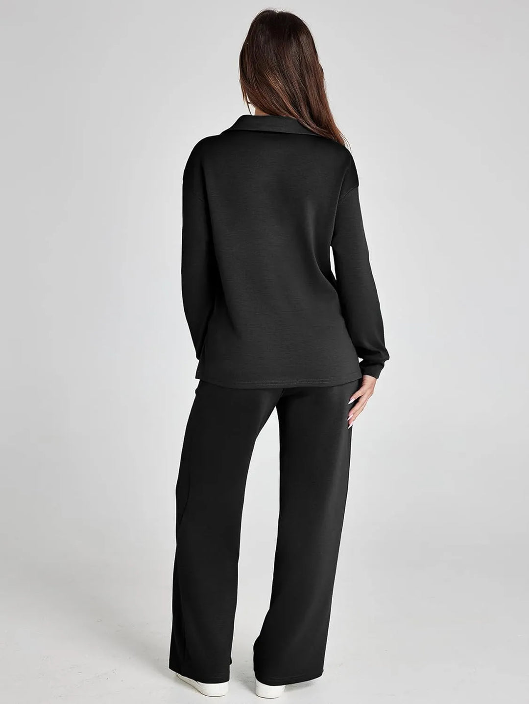 Nela | Damen Komfort Langarm Zweiteiler Set