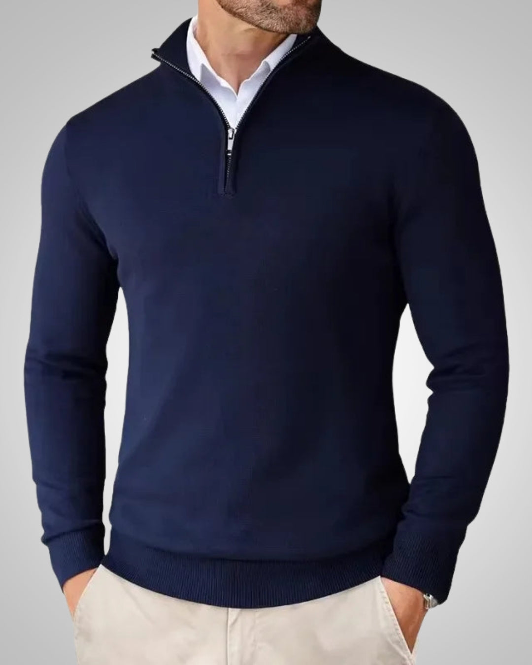 Constantin | Maglione classico in cashmere da uomo