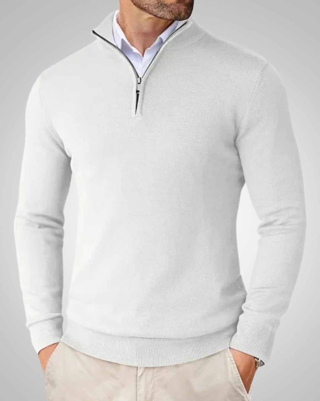 Constantin | Maglione classico in cashmere da uomo