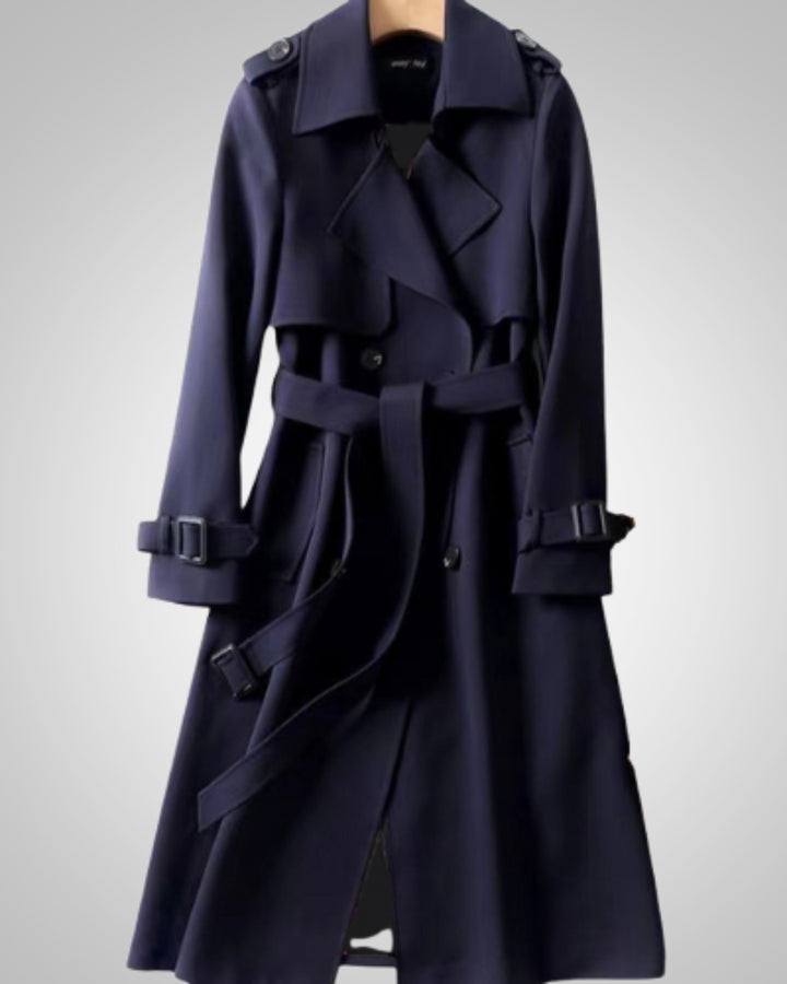 Sandra | Trench-coat classique avec ceinture nouée pour femmes