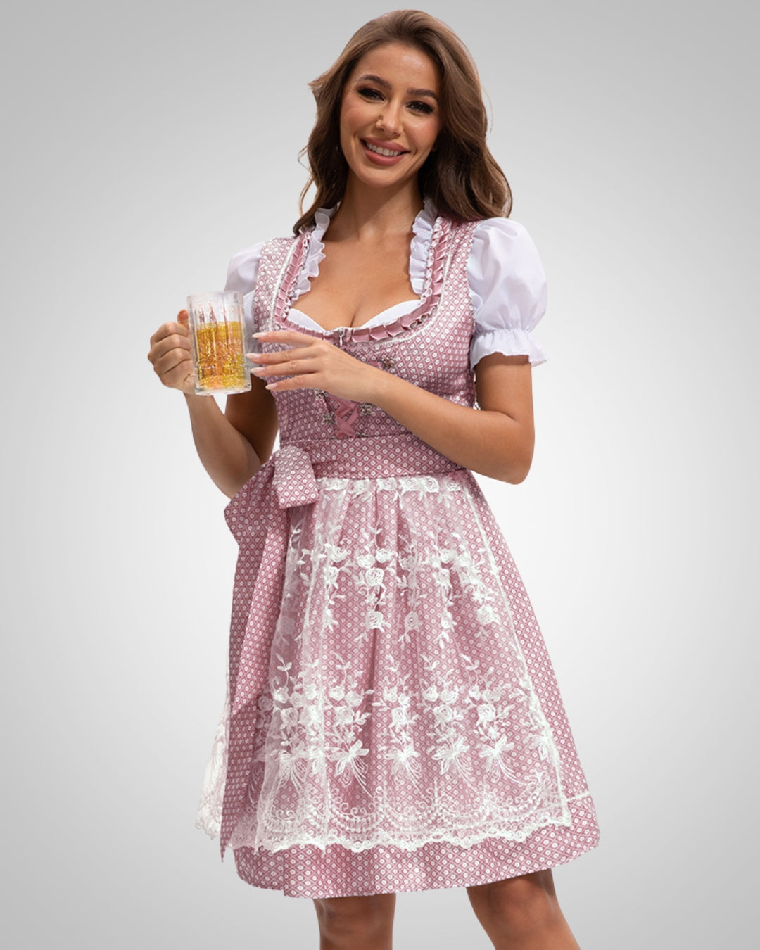 Katharina | Damen Traditionelles Tailliertes Dirndl