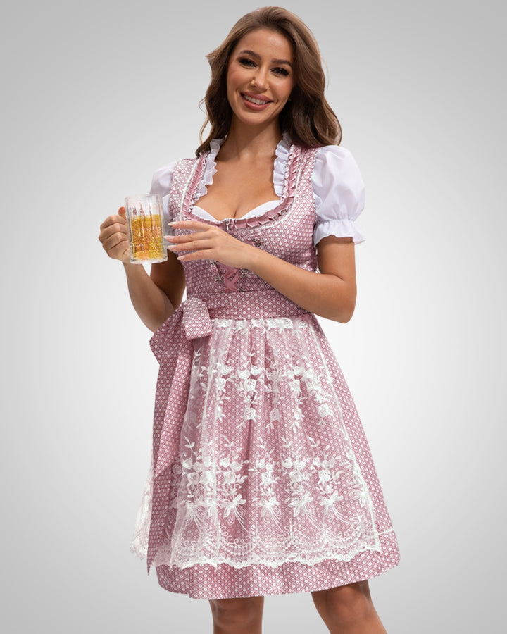 Katharina | Damen Traditionelles Tailliertes Dirndl