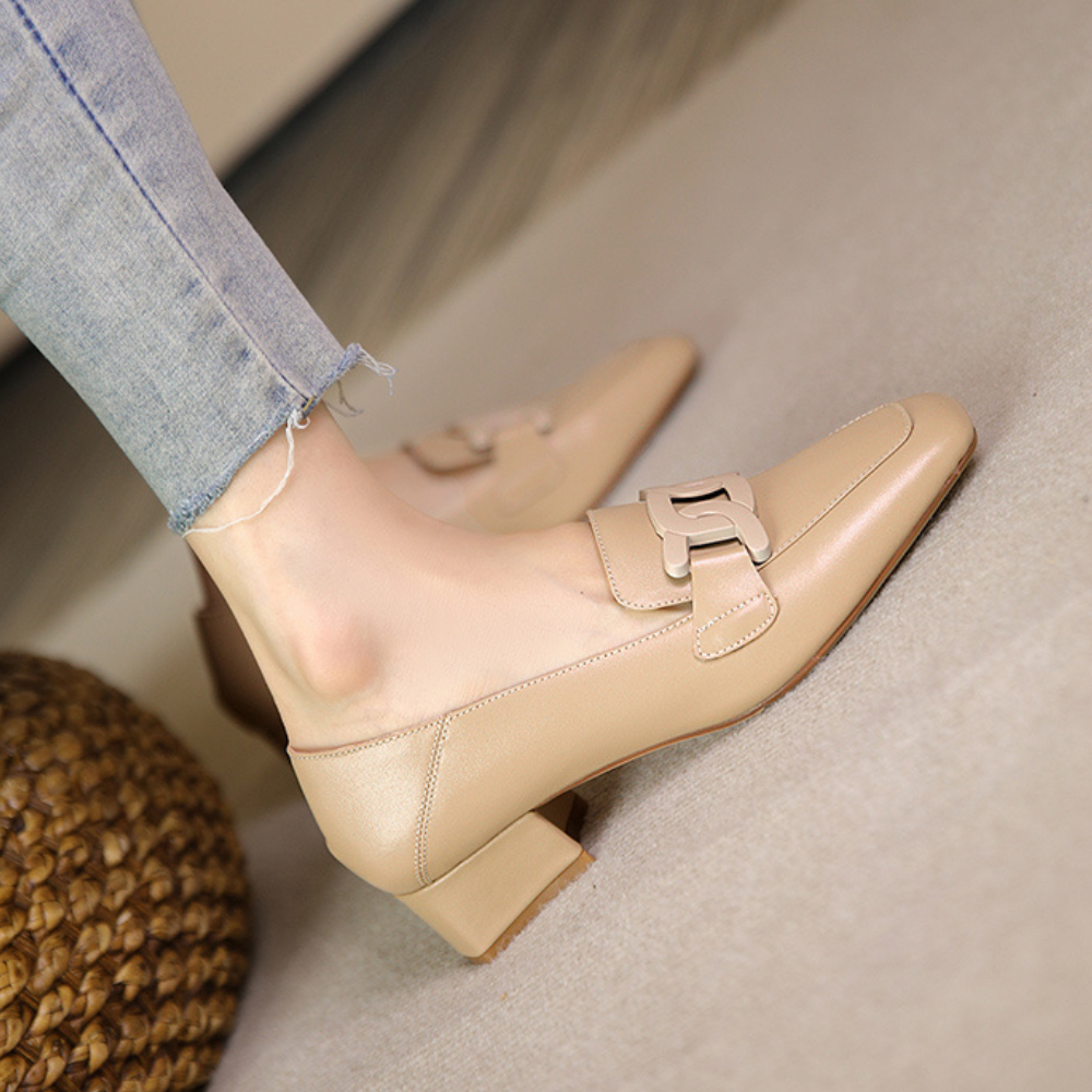 Marina | Mary Janes orthopédiques à enfiler avec talon pour femme