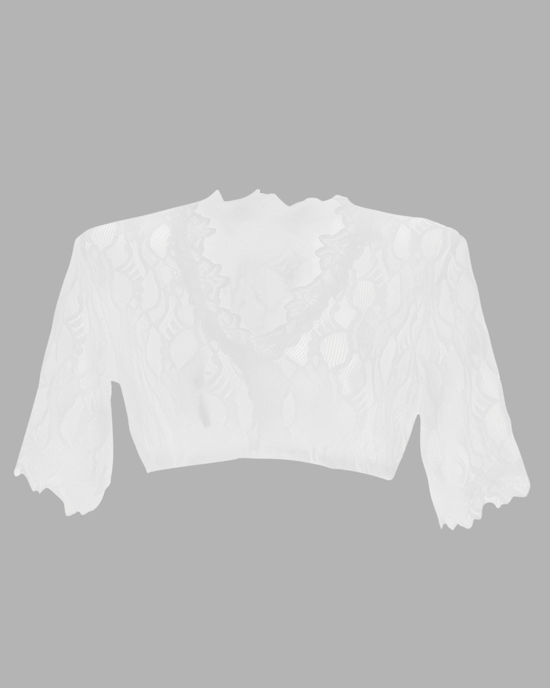 Ingrid | Damen V-Ausschnitt Spitzen-Dirndlbluse