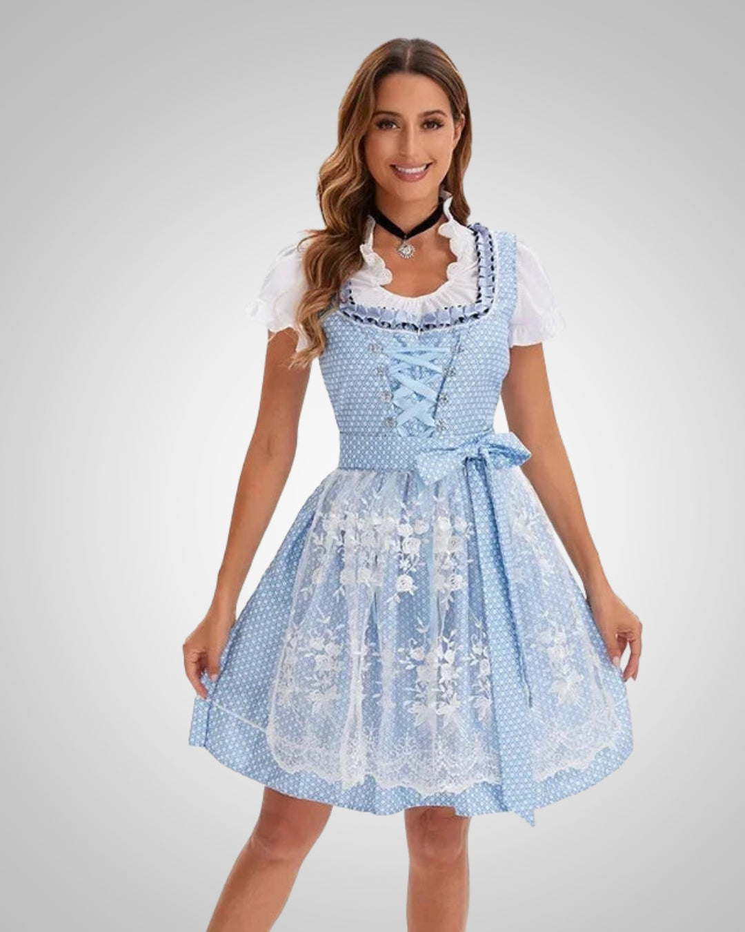 Katharina | Damen Traditionelles Tailliertes Dirndl