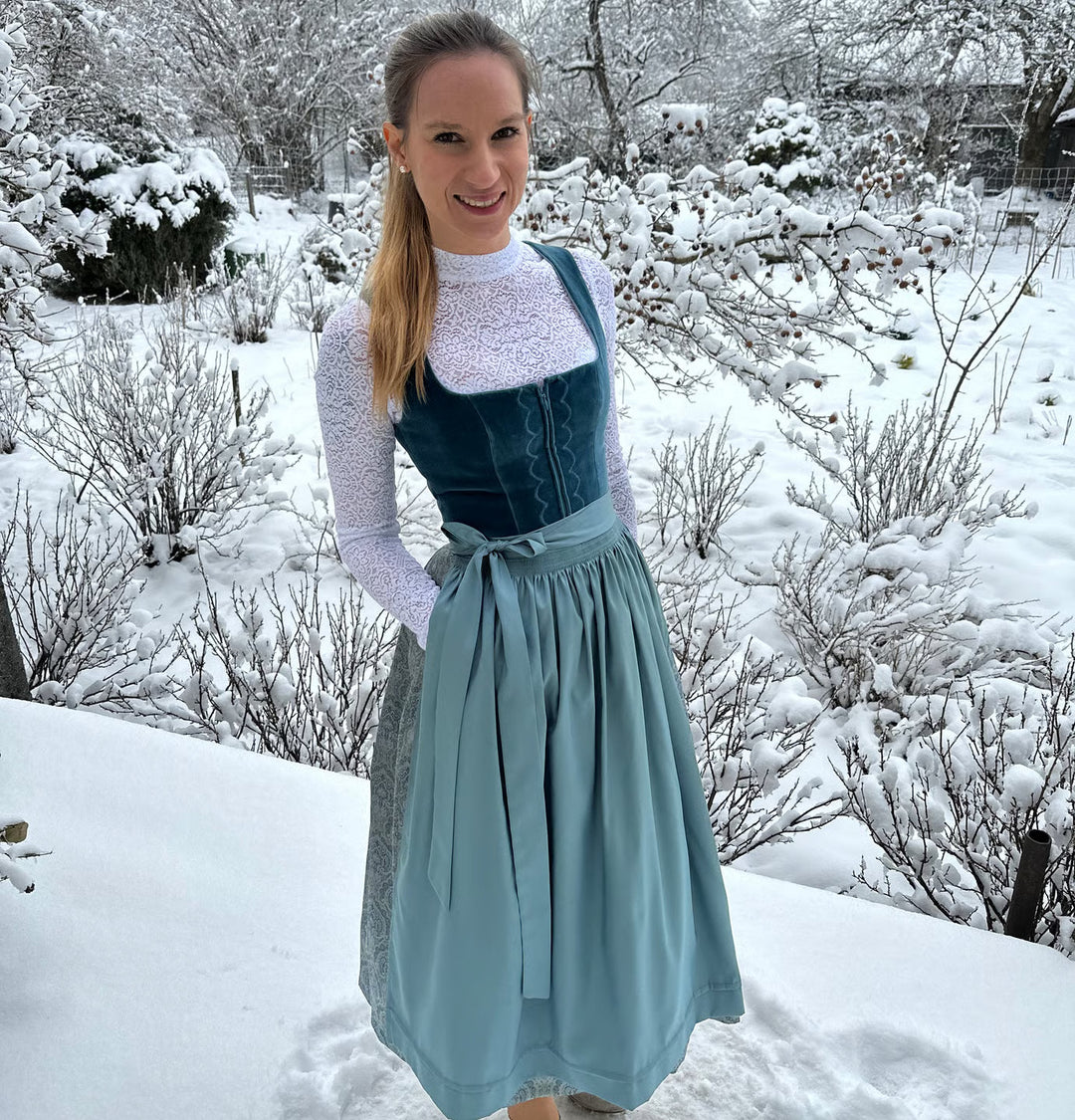 Malin | Damen Traditionelles Tailliertes Dirndl