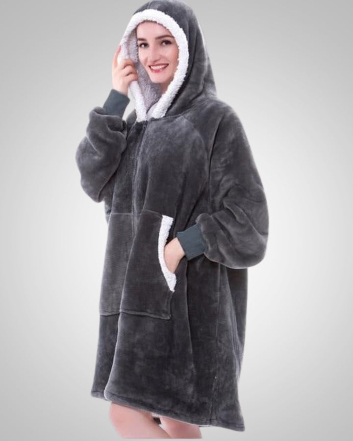 Gabriella | Sweat couverture oversize à fermeture éclair pour femme