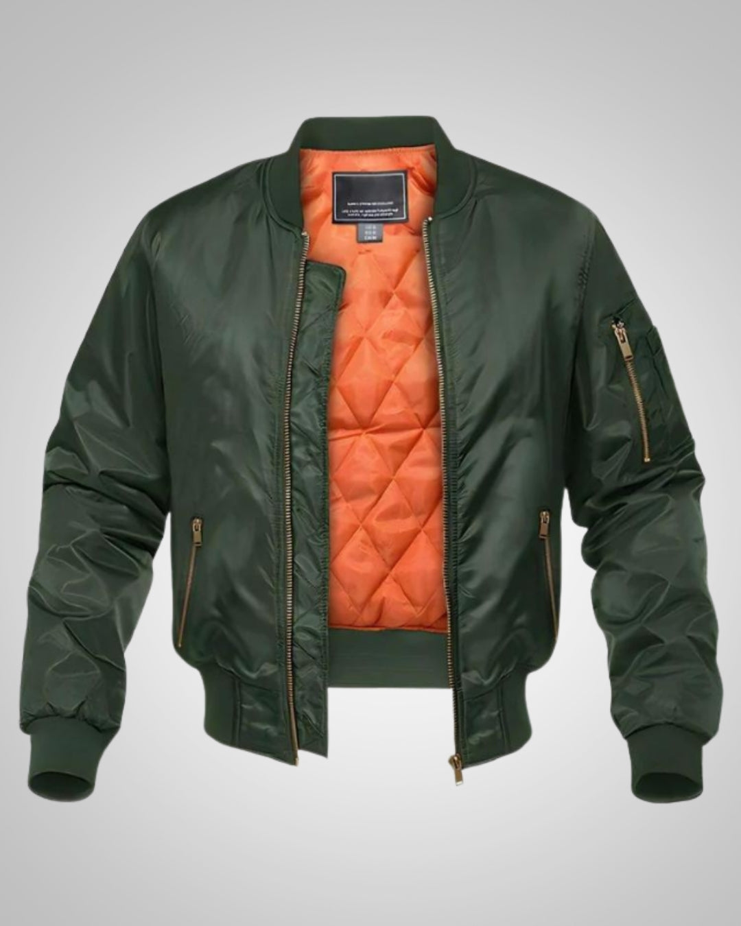 Bennett | Blouson bomber d’hiver doublé à fermeture éclair pour homme