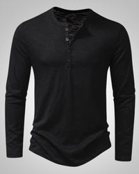 Micah | Chemise Henley classique à coupe ajustée pour homme