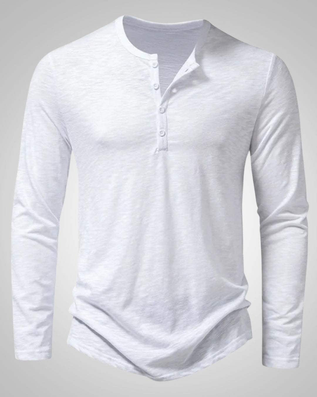 Micah | Chemise Henley classique à coupe ajustée pour homme