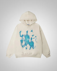 Valentin | Sweat à capuche oversize imprimé pour homme