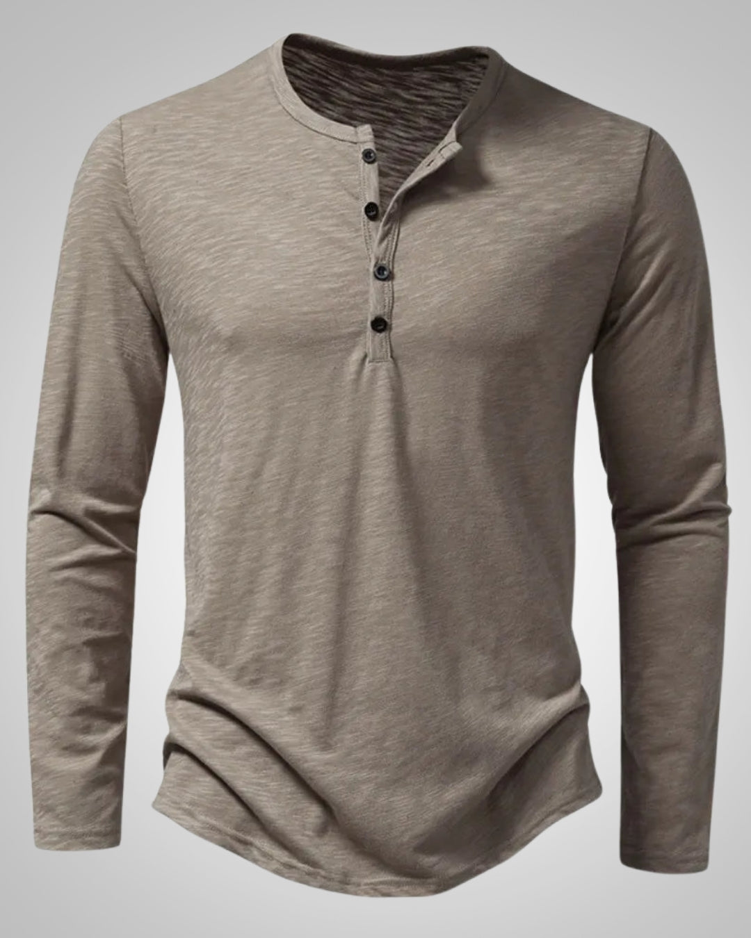 Micah | Chemise Henley classique à coupe ajustée pour homme