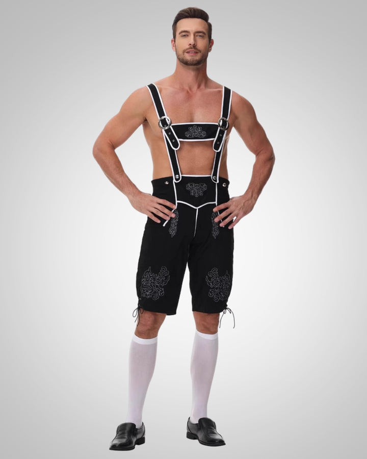 Marco | Herren Trachten Stickerei Lederhose