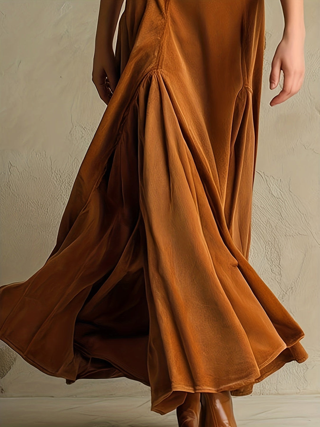 Nadine | Abito maxi da donna dal taglio sartoriale e senza tempo