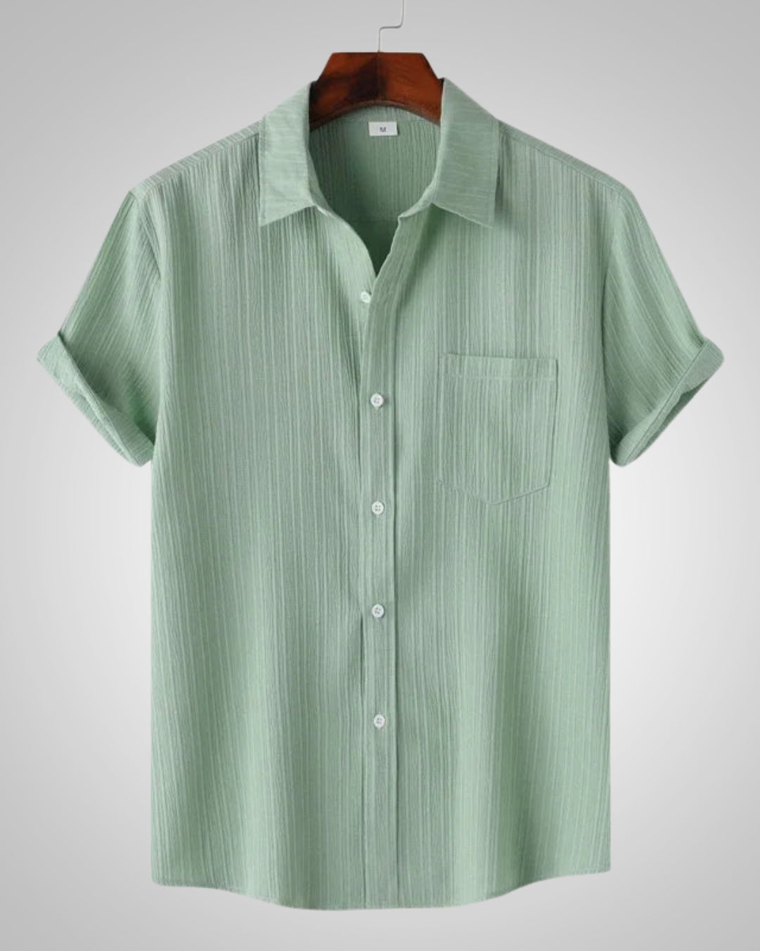 Silas | Chemise décontractée à manches courtes et coupe classique pour homme