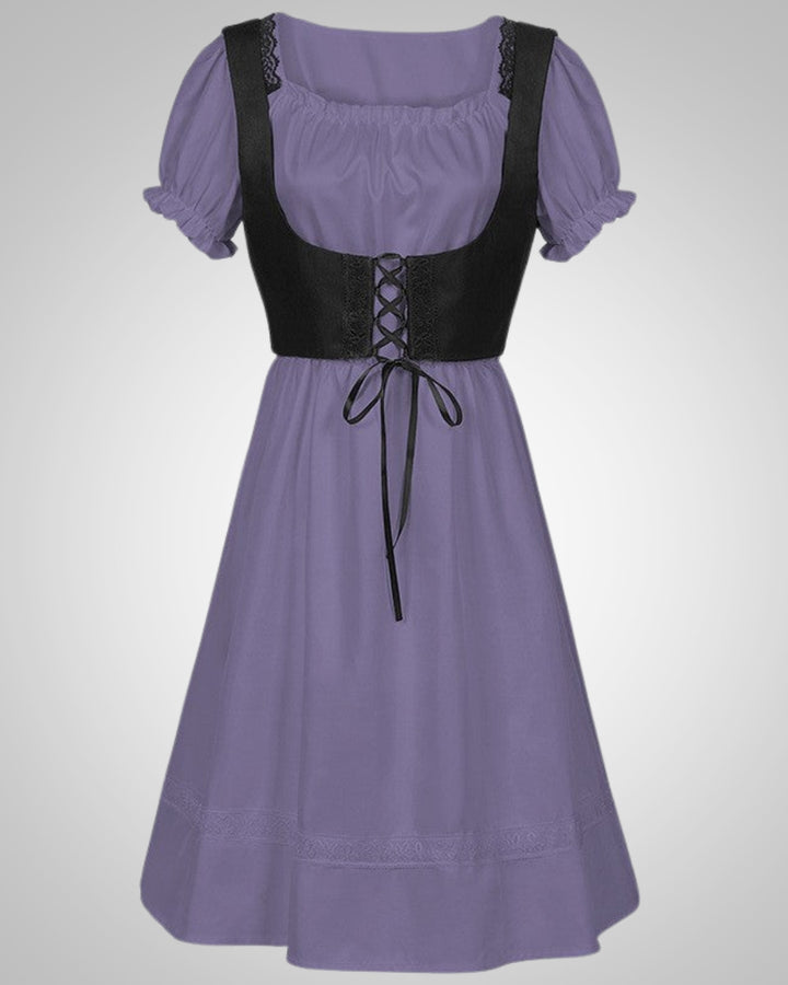 Larissa | Damen Traditionelles Tailliertes Dirndlkleid