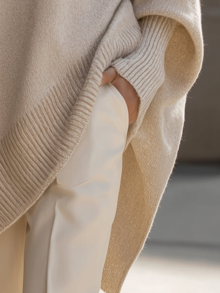 Samantha | Maglione oversize da donna con maniche a pipistrello