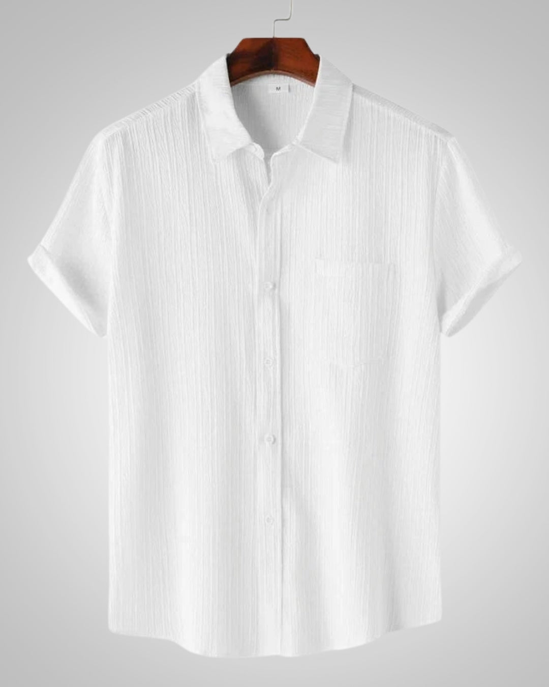 Silas | Chemise décontractée à manches courtes et coupe classique pour homme