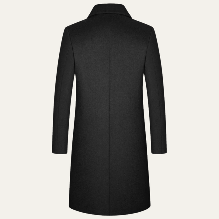 Quirin | Herren Eleganter Langer Wintermantel mit Knopfen