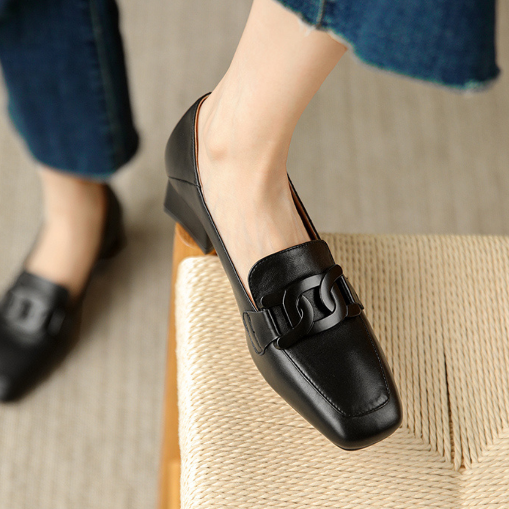 Marina | Mary Janes orthopédiques à enfiler avec talon pour femme