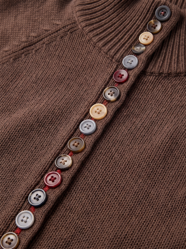 Leonie | Damen Klassisches Kurzärmeliges Strickoberteil