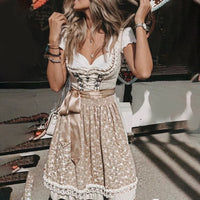 Sina | Damen Traditionelles Dreiteiliges Dirndl