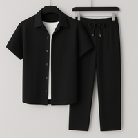Derek | Herren Casual Zweiteiliges Set mit Kurzarm