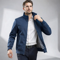 Claude | Herren Herbst Hohem KragenBomberjacke