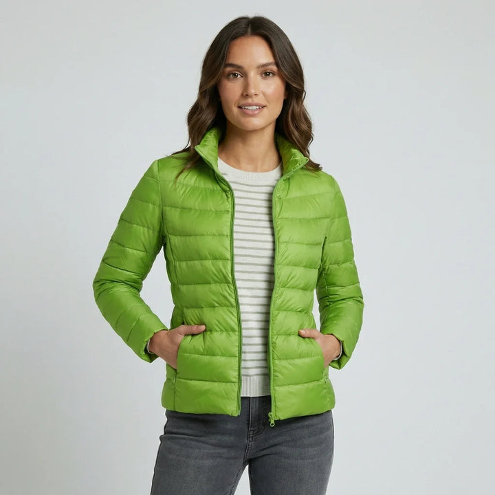 Annina | Damen Leichte Reissverschluss Steppjacke