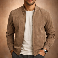 Gabriel | Blouson bomber moderne en daim pour homme