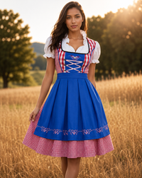 Leonie | Damen Traditionelles Besticktes Dirndl