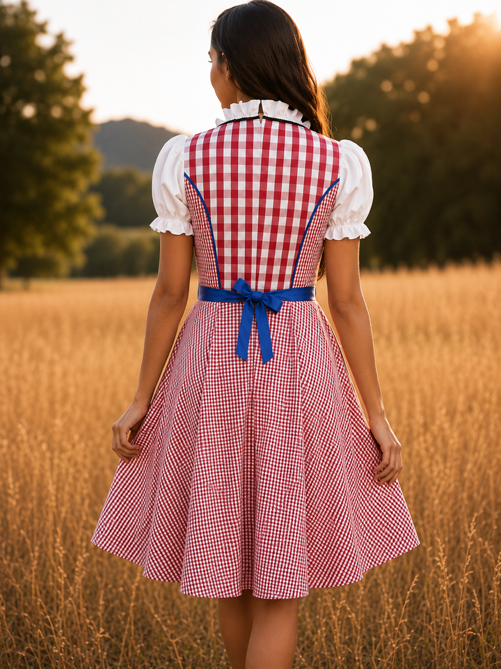 Leonie | Damen Traditionelles Besticktes Dirndl