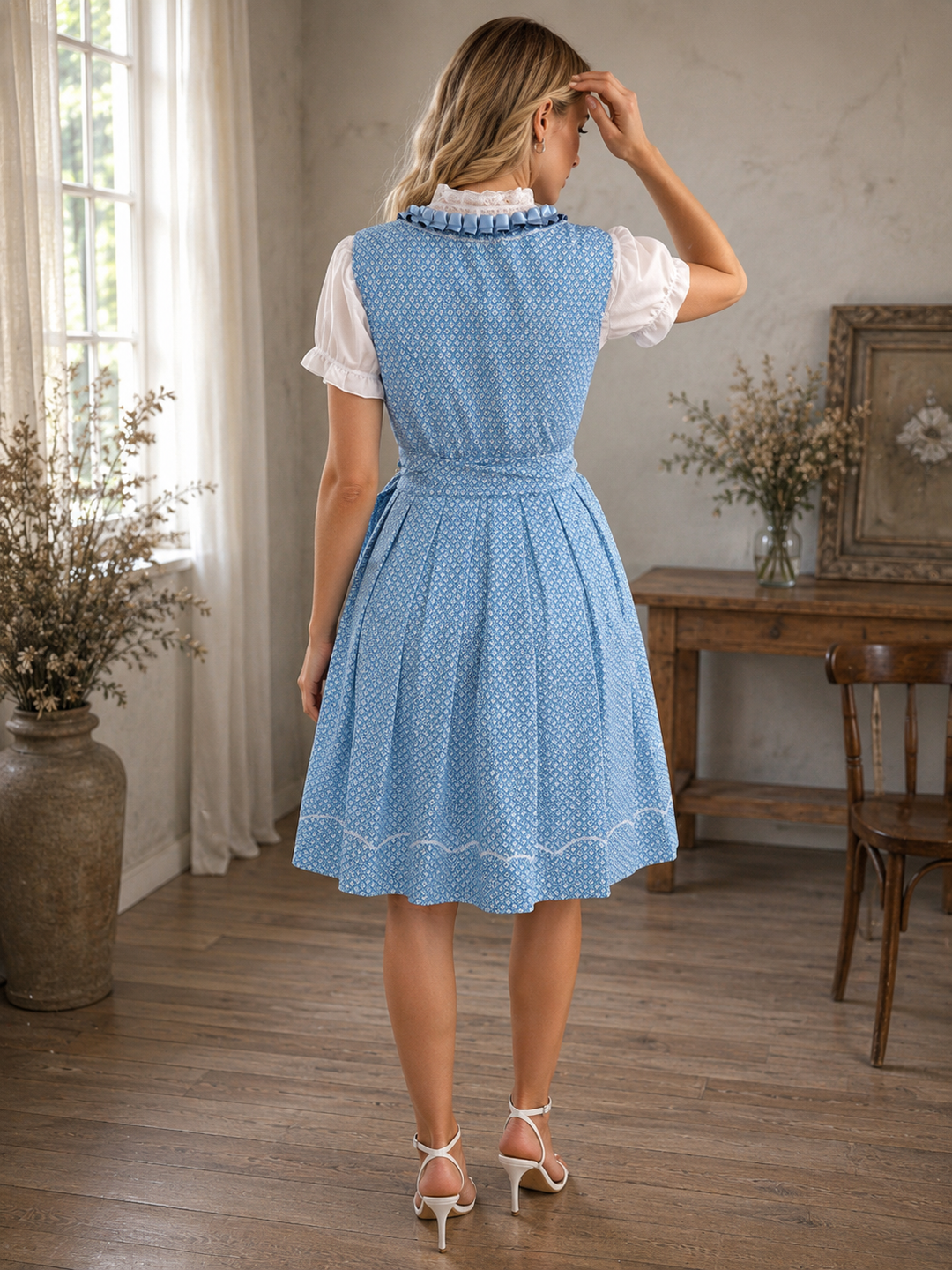 Bianca | Damen Traditionelles Schnuerung Dirndl
