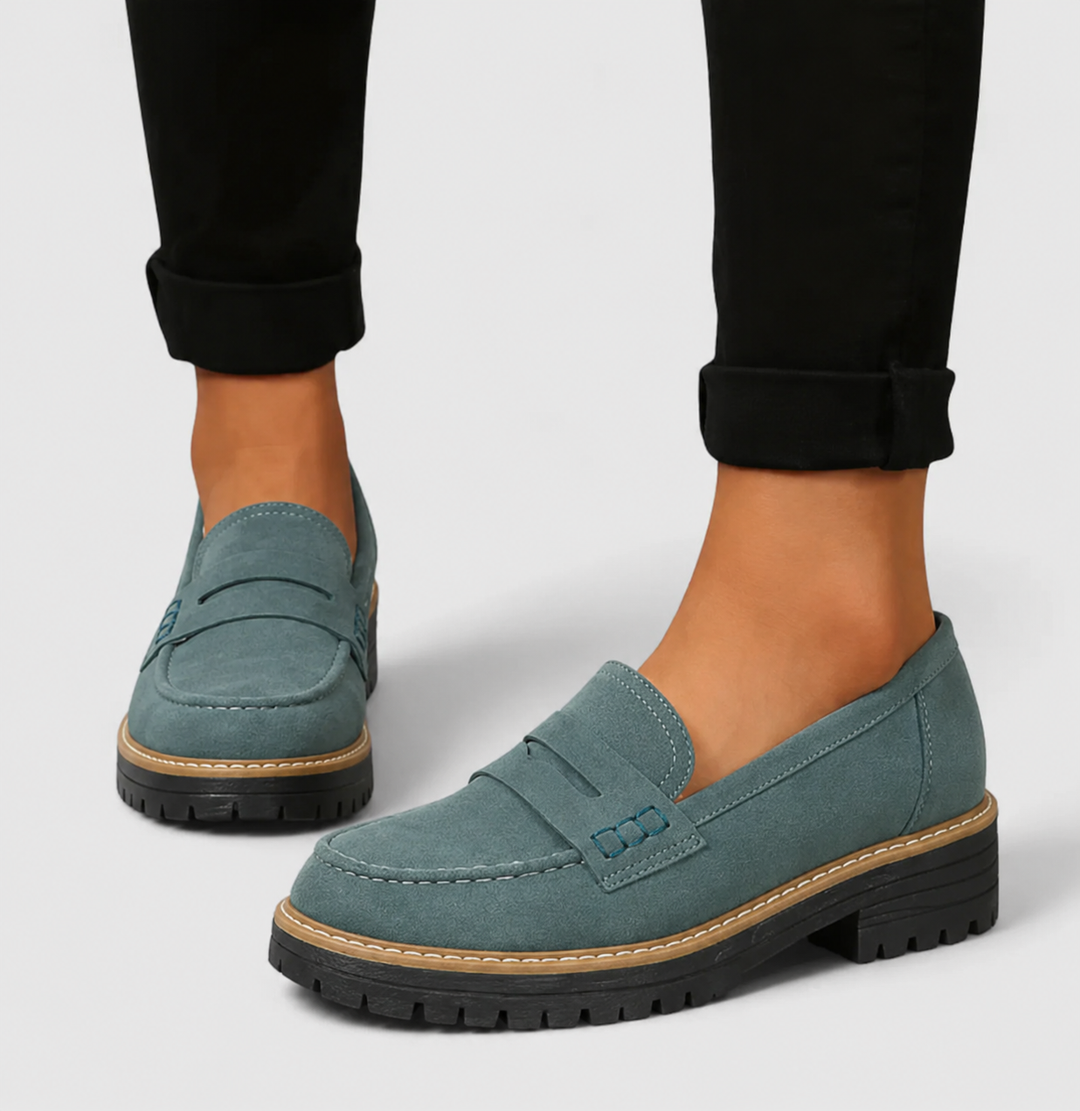 Rike | Mocassins orthopédiques compensés décontractés pour femme
