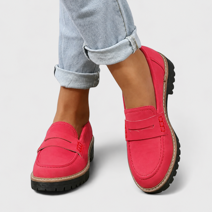Rike | Mocassins orthopédiques compensés décontractés pour femme