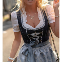 Brigitte | Damen Traditionelles Schnuerung Dirndl