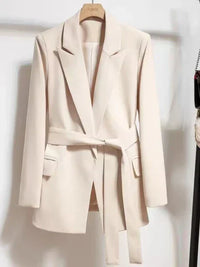 Jacqueline | Damen Eleganter Gürtelblazer