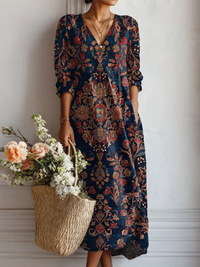 Sara | Abito midi casual da donna, informale e comodo